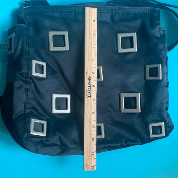 Vintage Prada Black Satin Art Deco Bag -100% Authentic & Great Condition! - Picture 12 of 14